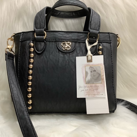 NEW 👛 Jessica Simpson Meteorite Satchel - Picture 3 of 10